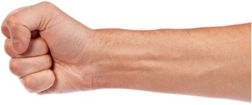 hand showing rock symbol